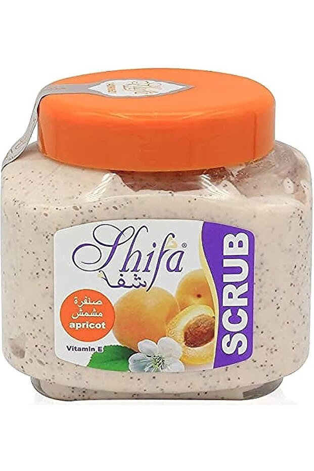 Scrub Apricot Vitamin E 300ml --- صنفرة شفاء 300جم مشمش