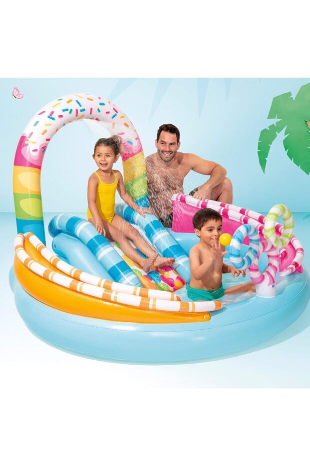 مركز لعب قابل للنفخ كاندي - 6