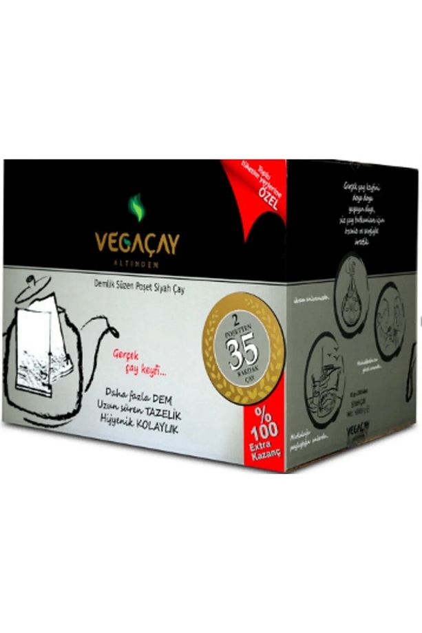 Vega Altındem Demlik Poşet Çay 200 Adet (30GR) 6 Kg - 1