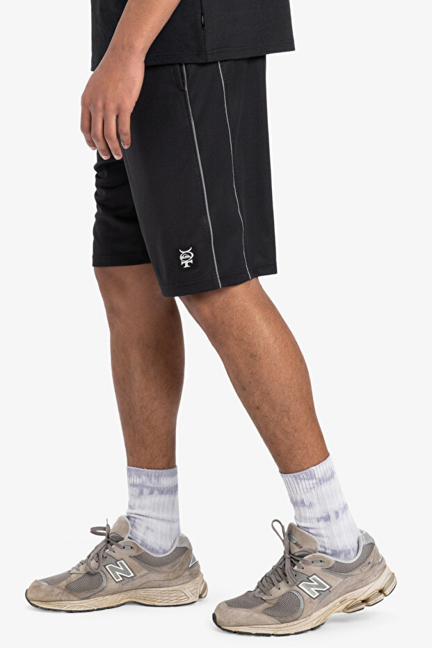 Eqyws03891-Kvj0 Czarne szorty i bermudy - 3