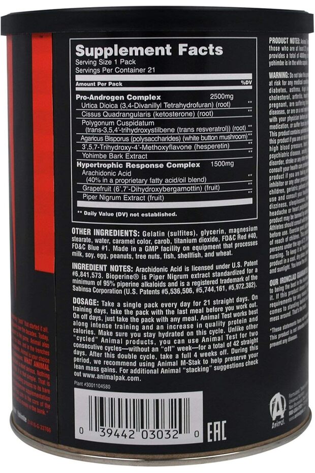 Universal Animal Test 21 Pack - 3
