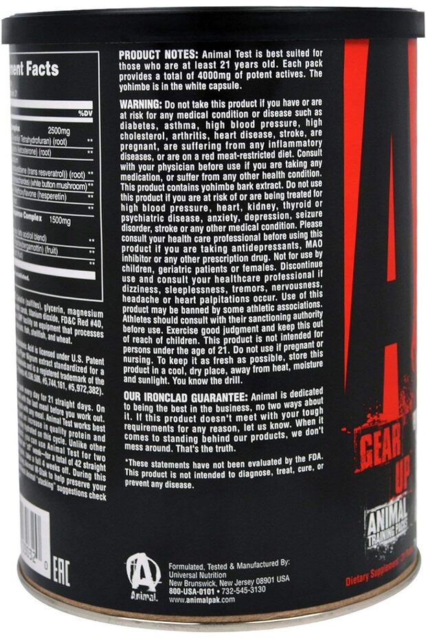 Universal Animal Test 21 Pack - 4