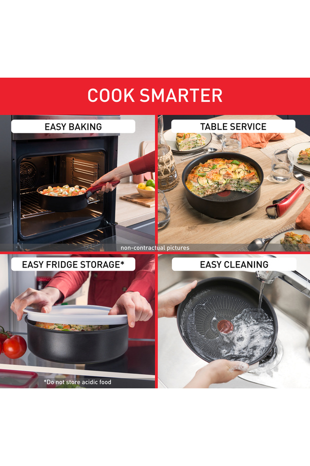 Ingenio Unlimited On | 10-Piece Cookware Set | Stackable | Non-stick Coating | L1599902 - 7