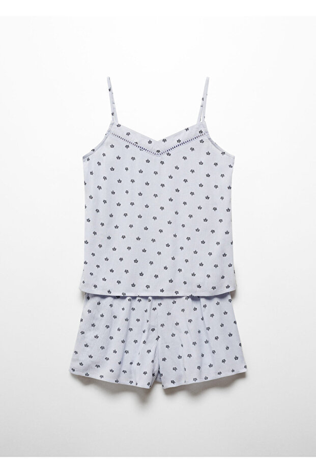 Navy Blue Girl's Pajama Bottoms 67075147