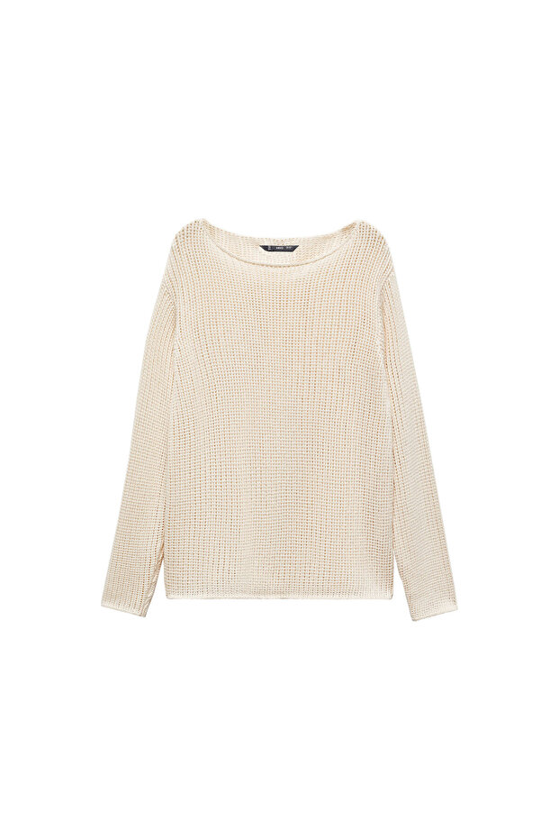 Natürlicher Damenpullover 67095748 - 7