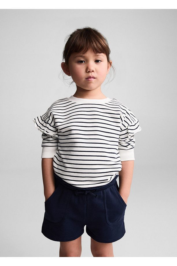 Lacivert Kız Bebek Şort & Bermuda 67036012 - 7