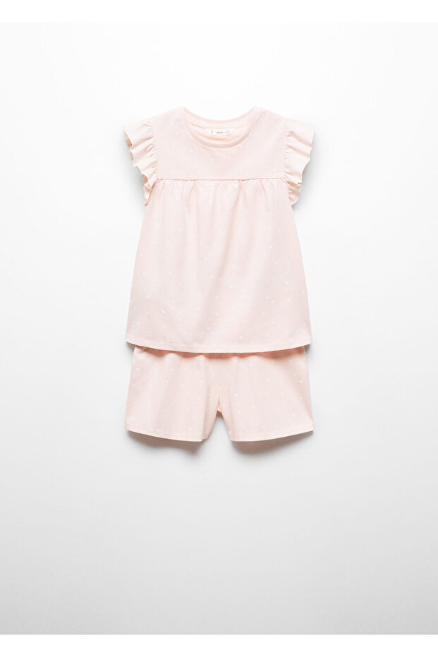 Girl's Light Pink Pajama Bottoms 67036326