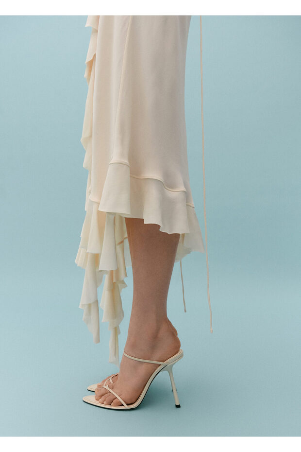 Sandały damskie w kolorze nude 67038655 - 7