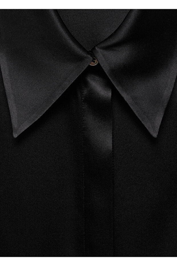 Siyah Kadın  Gömlek 67038653 - 7