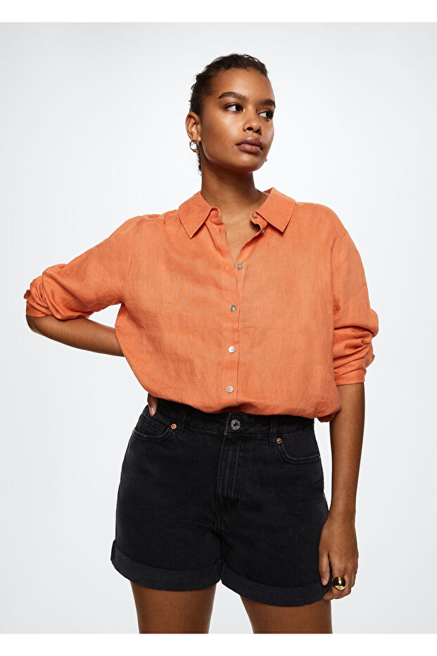 Kadın Siyah Denim Şort & Bermuda 47210064 - 7