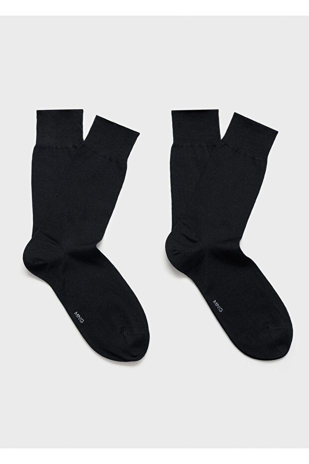 Erkek Siyah Çorap 77010643 - 1