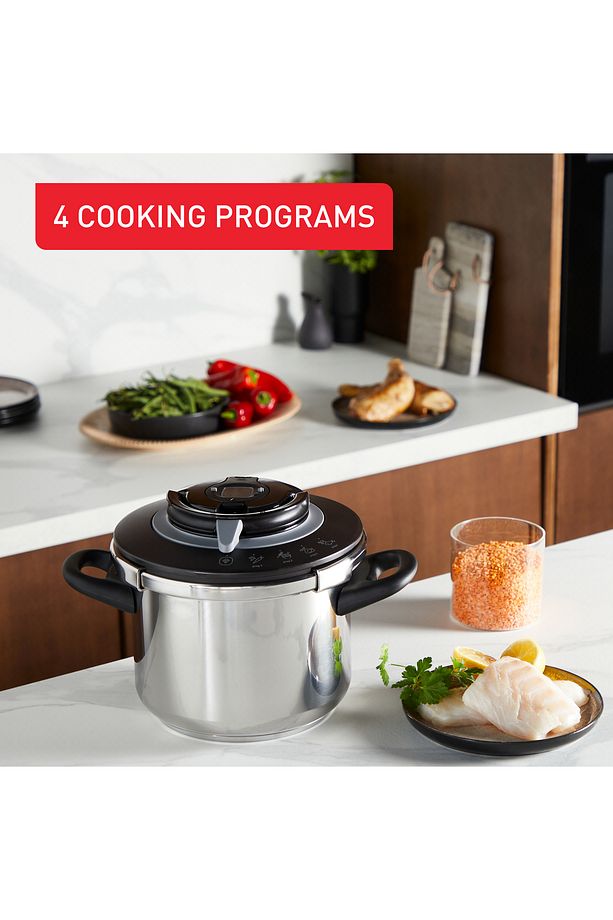 Clipso+ CHEF 8L | Pressure Cooker | 4 Cooking Programs | Fast Cooking | One-Handed Lid | P4551431 - 4