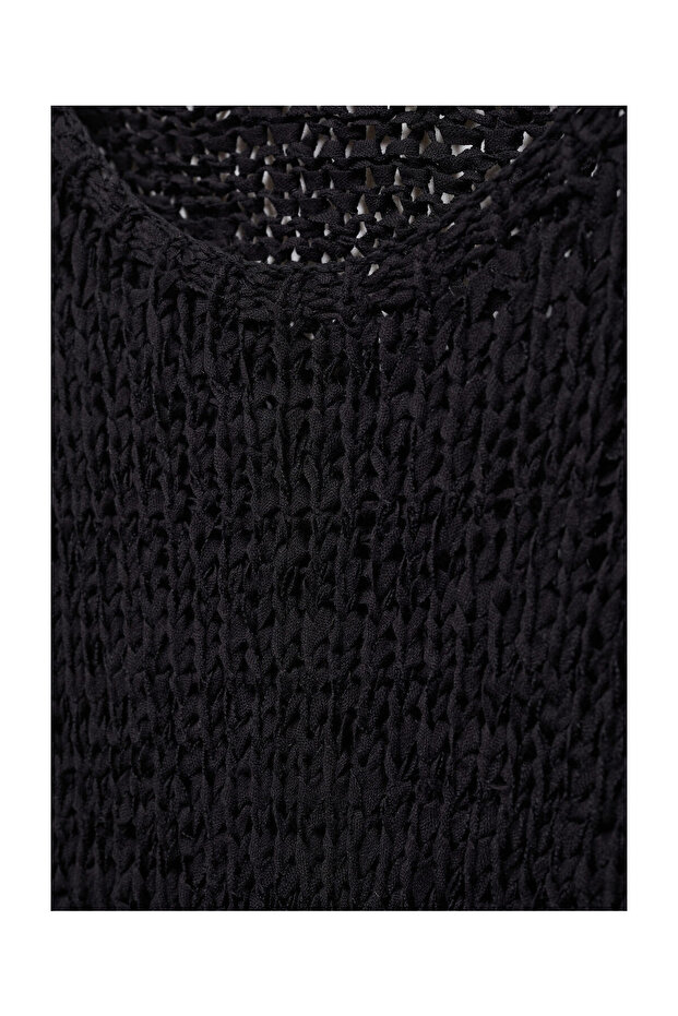 Boat-neck knitted sweater - 5