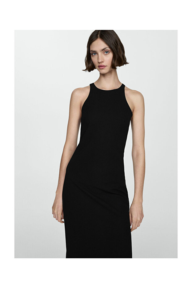 Midi-dress with slit - 3