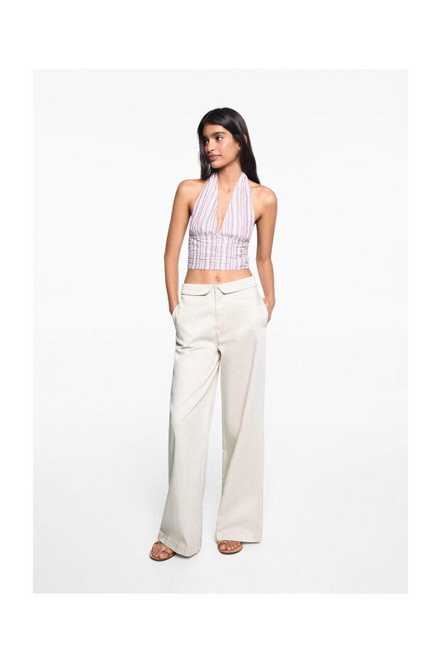 Hosen mit aufrollbarem Bund - 6