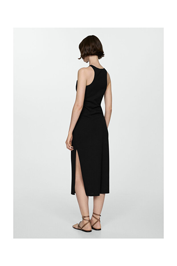 Midi-dress with slit - 11
