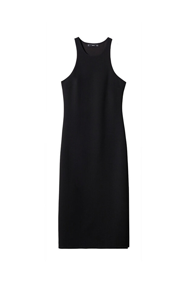 Midi-dress with slit - 4