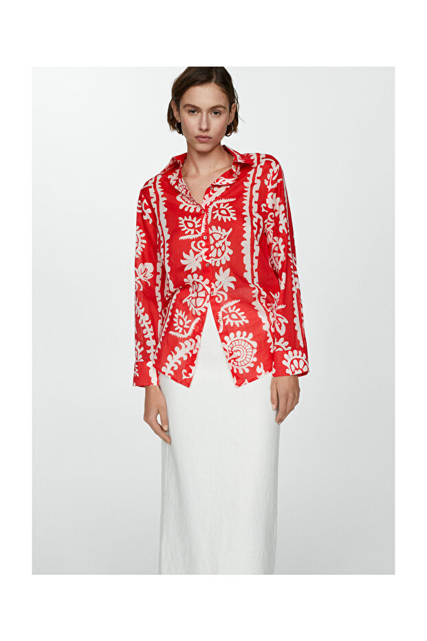 Printed oversize shirt - 3