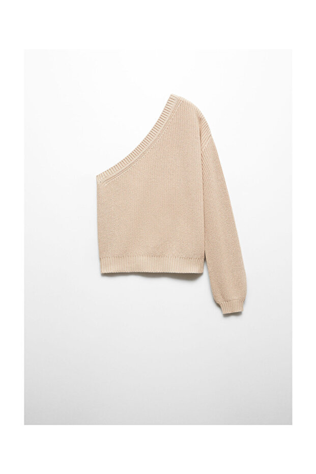 Asymmetric knit sweater - 1