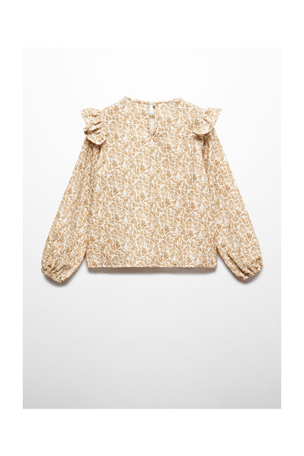 Ruffles printed blouse - 5