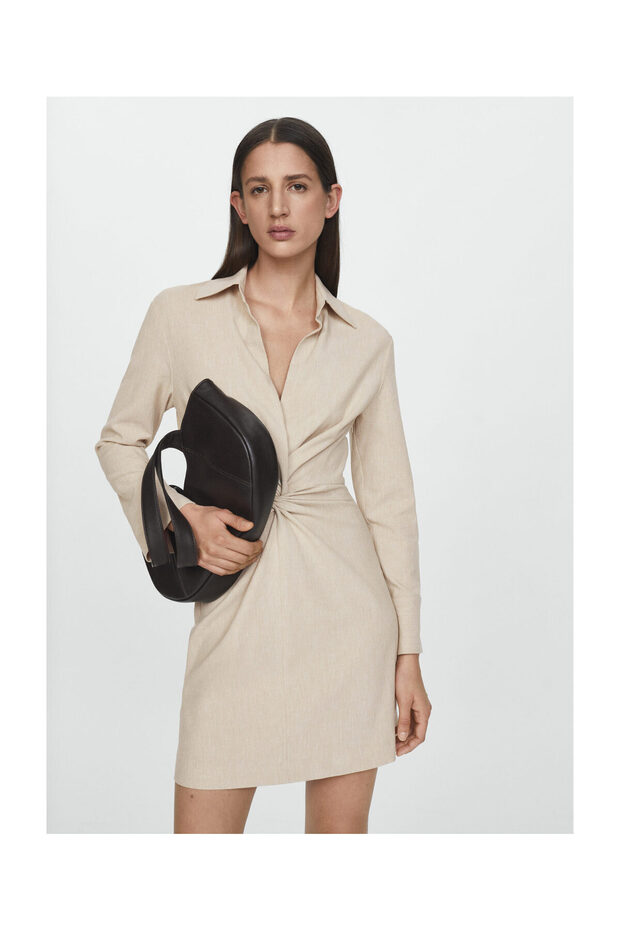 Kleid mit Knotendetail - 5