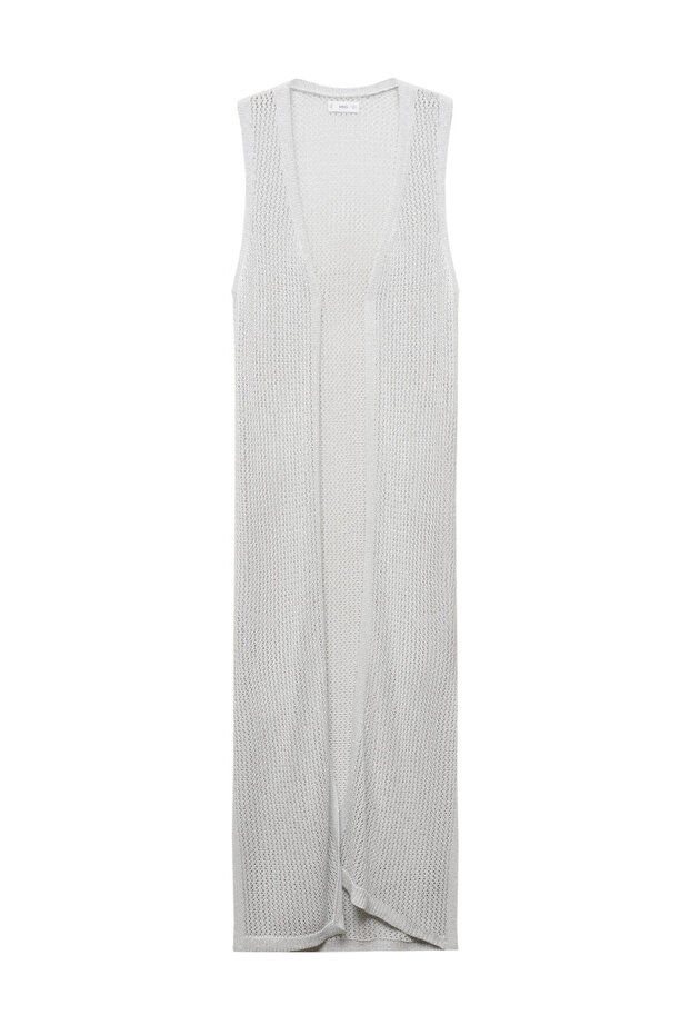 Openwork lurex vest - 2