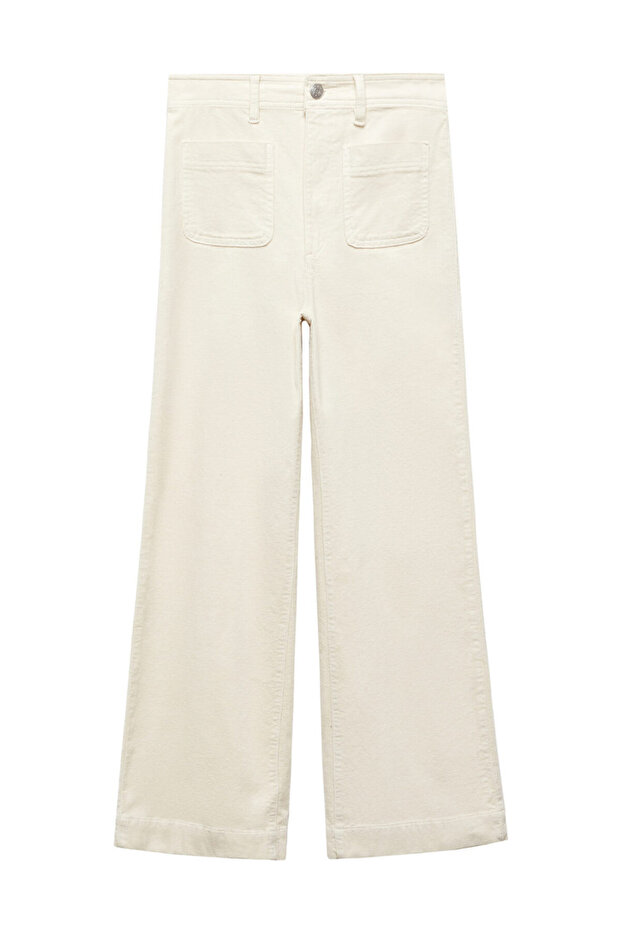 Manšestrové culottes kalhoty - 3