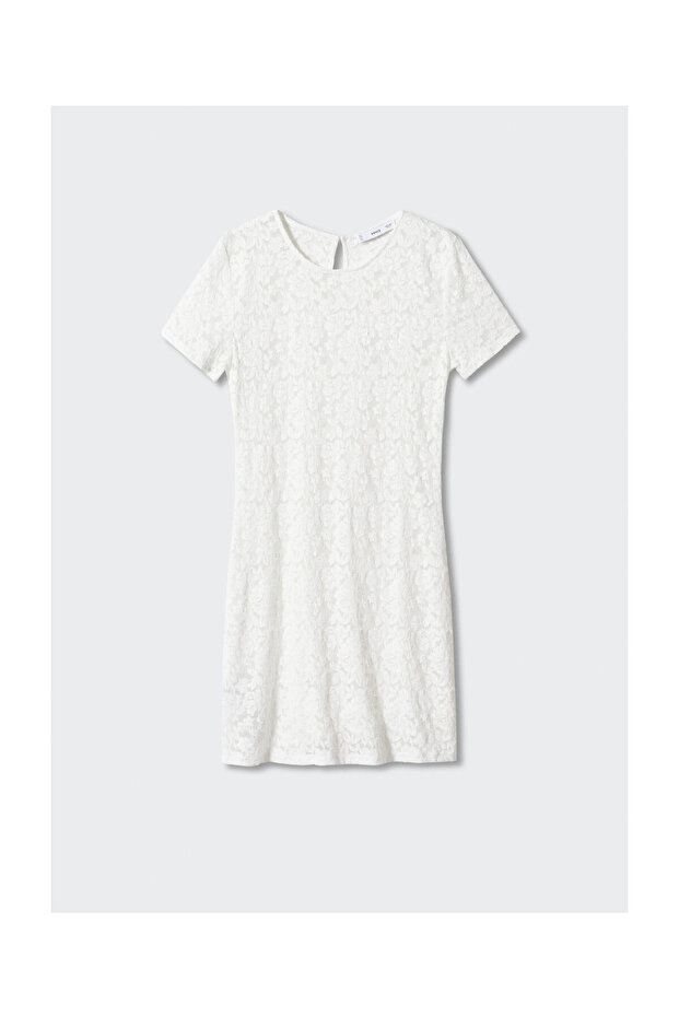 Guipure short dress - 1