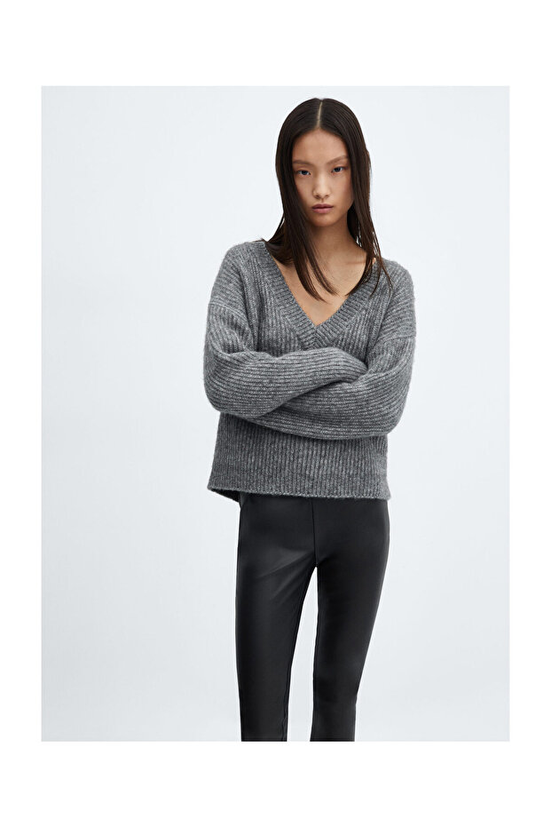 Faux leather leggings - 3