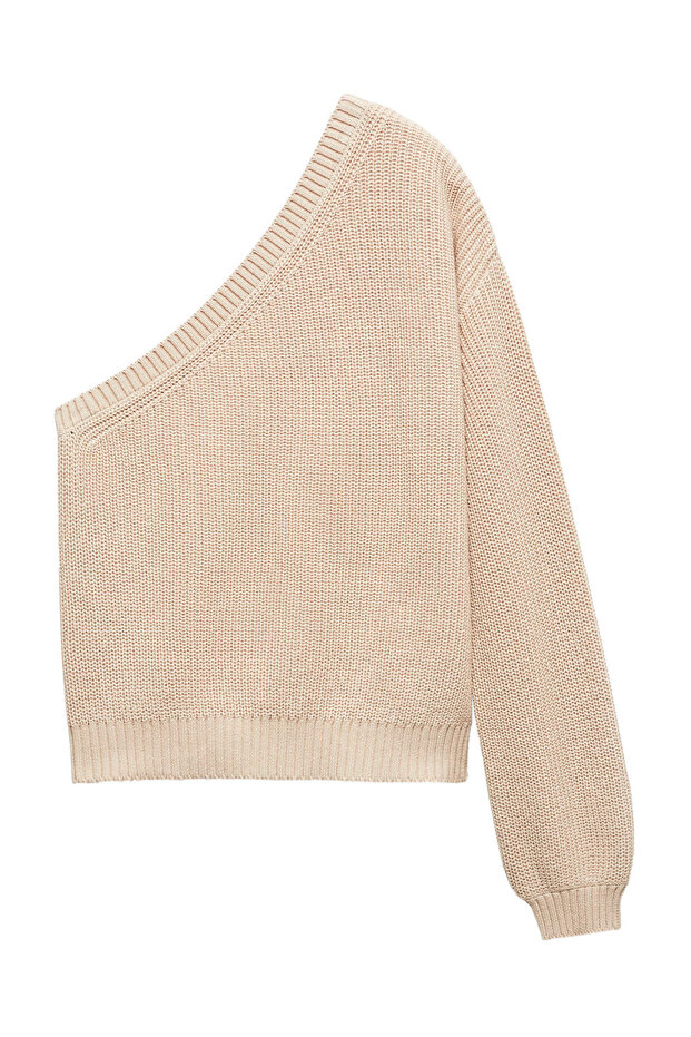 Asymmetric knit sweater - 2