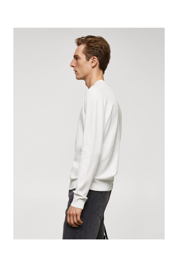 Structured cotton sweater - 4