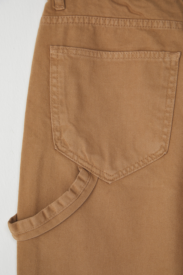 Camel Parça Dikişli Geniş Kot Şort & Bermuda TMNSS25SR00038 - 8