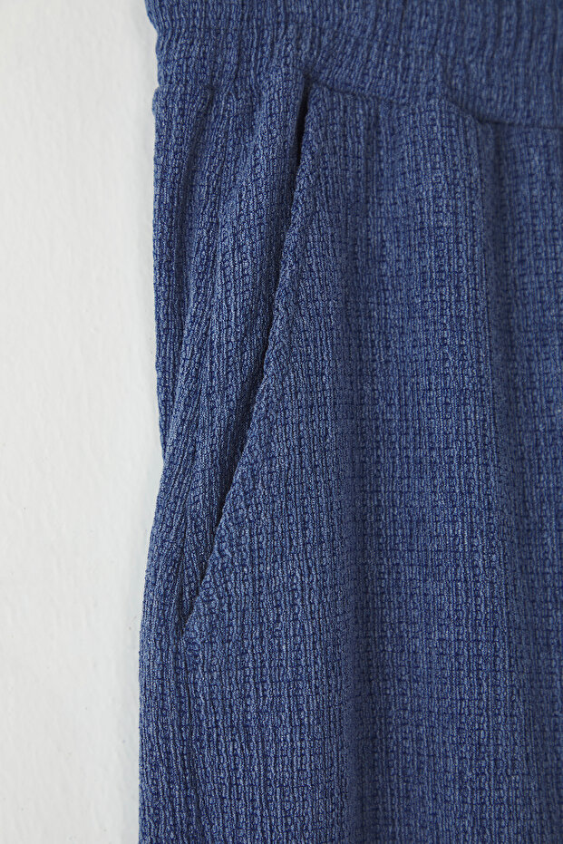 Indigo Straight Kesim Dokulu Açık Paça Eşofman Altı TMNSS25EA00008 - 8