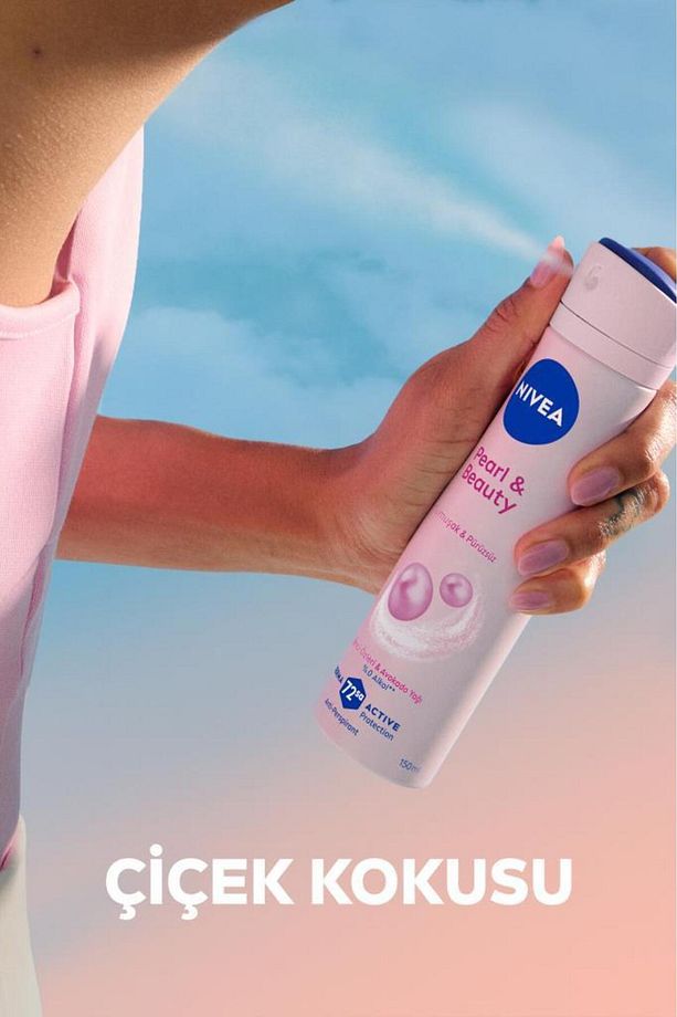 Kadın Sprey Deodorant Pearl&Beauty 150ml,72 Saat Anti Perspirant Koruma, Pürüzsüz Koltuk Altı - 5