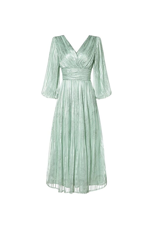 قفطان مطبوع أنيق ومطوي - 6