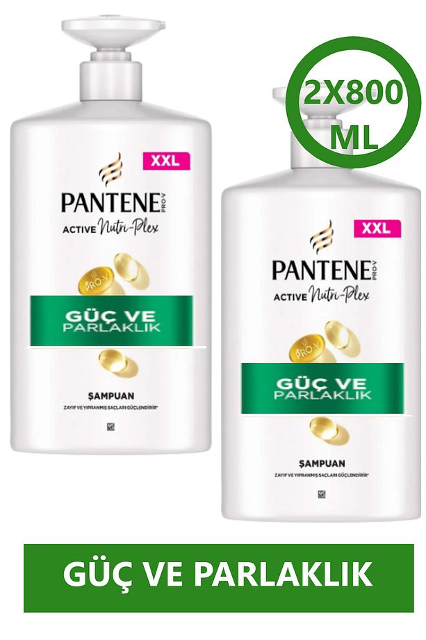 Şampuan Active Nutri Plex Güç Parlaklık 2x 800ml - 1