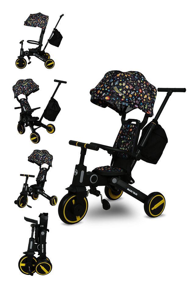 Trike  Plus F5 Ebeveyn Kontrollü Çift Yönlü Katlanabilir Bisiklet - 1
