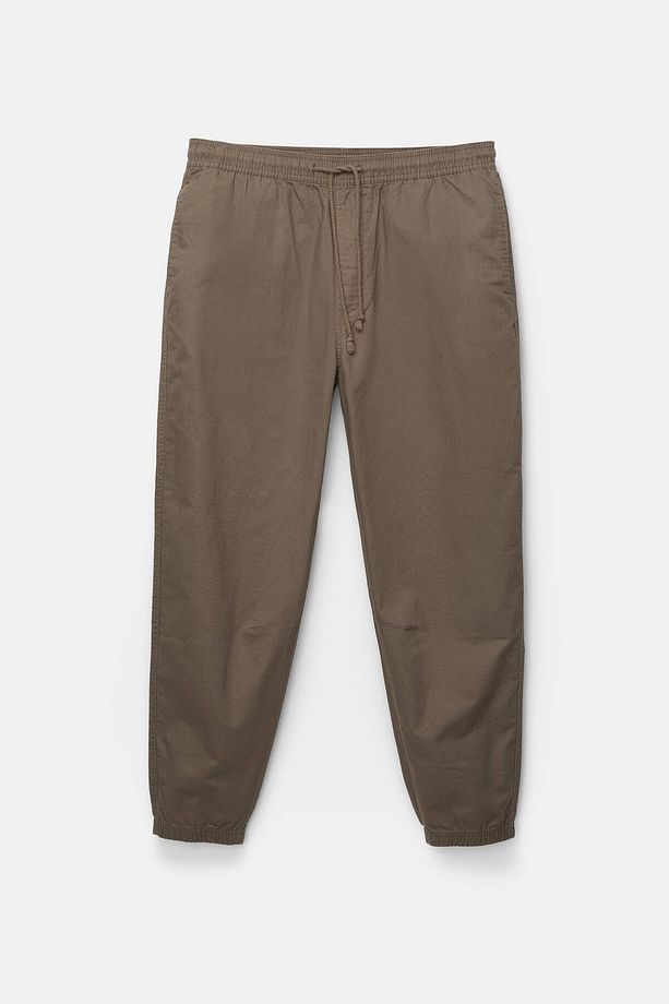 Dokulu jogger pantolon - 6