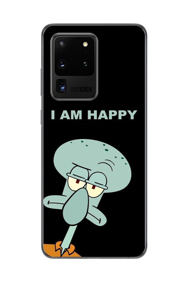 Samsung Galaxy S20 Ultra Compatible Transparent Case Octopus Design 3