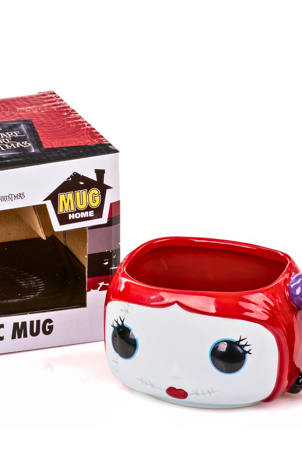 3D Sally Ragdoll Porcelain Mug 450ml, the Nightmare before Christmas Themed, with Gift Box