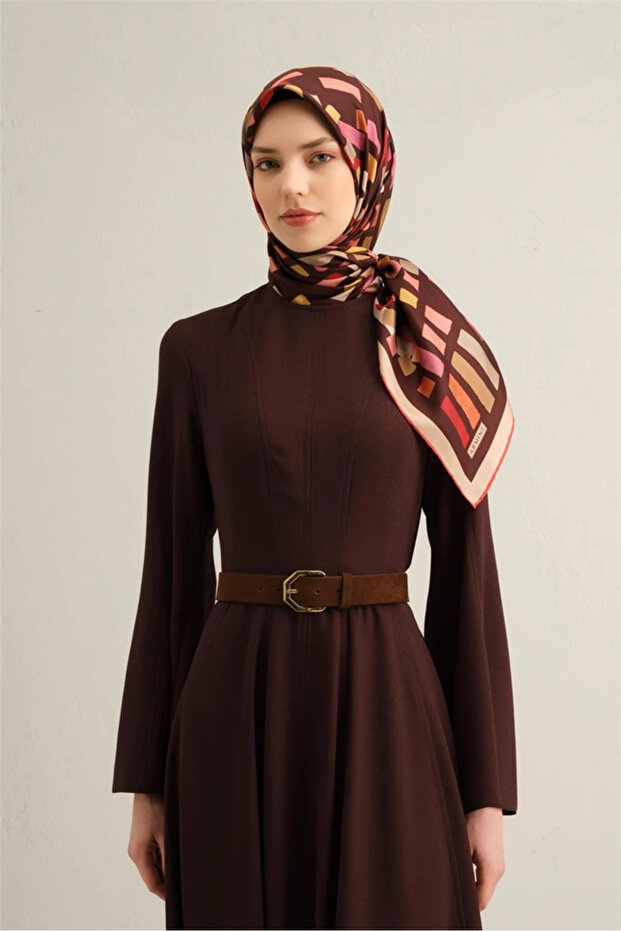 34 وشاح حرير تويل 9341D