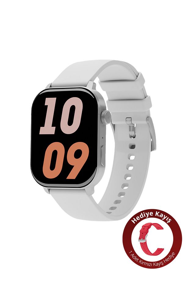 HiWatch Talk 2 Amoled Ekran Android ve IOS Uyumlu Silikon Kayışlı Akıllı Saat - 1