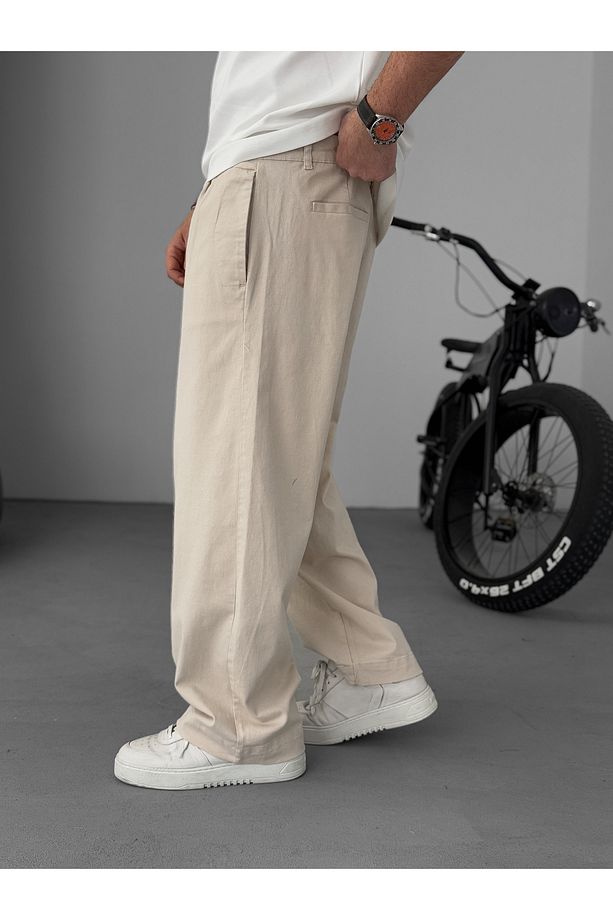 Ekru Basic Boyfriend Pantolon KE-1008/1005/1009 - 6