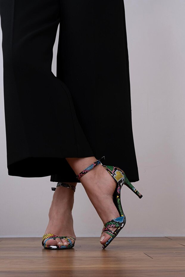 Tocuri înalte - Model șarpe curcubeu - 7