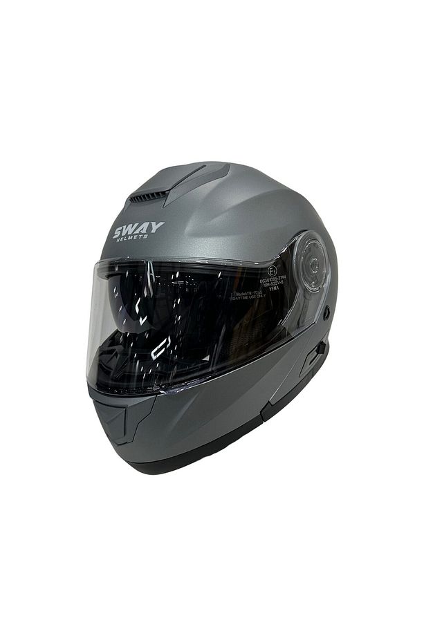 SW 926-10 Çene Açılır Kask Matt Grey - 2
