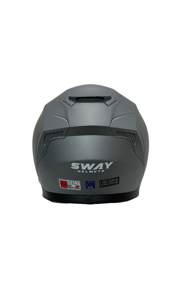 SW 926-10 Çene Açılır Kask Matt Grey - 4