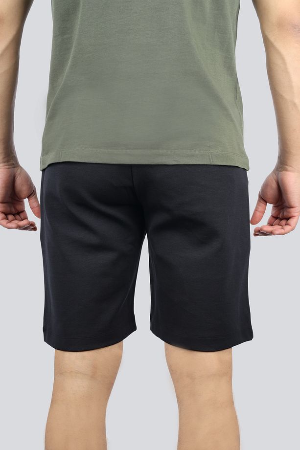 Erkek Regular Fit Pamuklu Beli Lastikli Siyah Şort 25411851-011 - 2