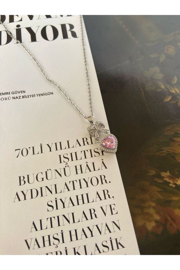 FİYONKLU ÇELİK KOLYE - 1