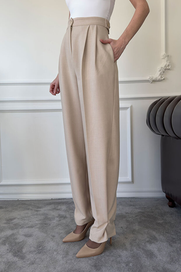 بدلة بليزر بتفاصيل أزرار - حجر - 6