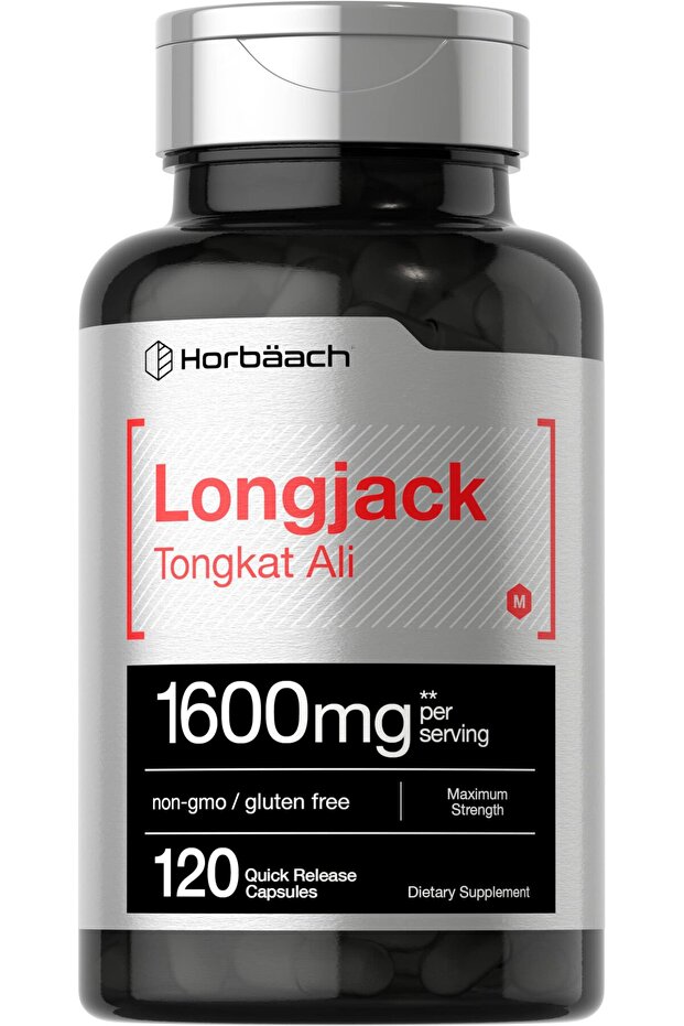 Longjack Tongkat Ali | 1600mg | 120 Capsules | Eurycoma Longifolia | Non-GMO, Gluten Free